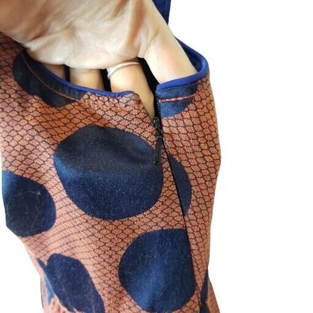 Anthropologie Maeve Womens Rokin Polka Dot Sheath Dress Size 0 Classic Boho - Picture 5 of 10